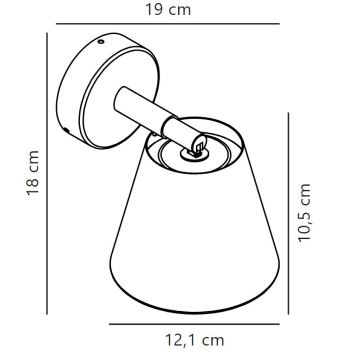 Nordlux - Kúpeľňové bodové svietidlo IP 1xGU10/8W/230V IP44