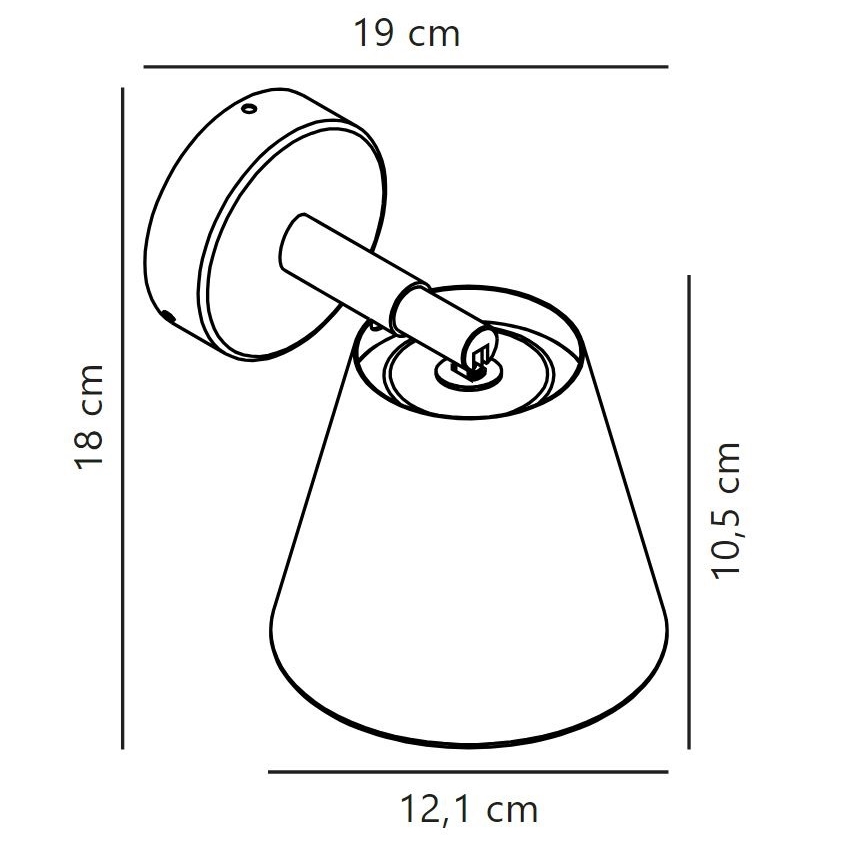 Nordlux - Kúpeľňové bodové svietidlo IP 1xGU10/8W/230V IP44