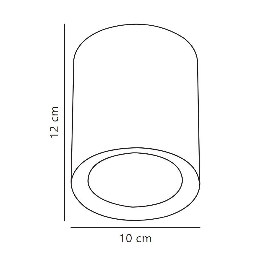 Nordlux - LED Bodové svietidlo FALLON LONG LED/5,5W/230V čierna