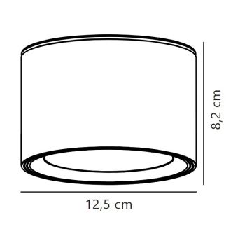 Nordlux - LED Kúpeľňové bodové svietidlo LANDON LED/6,5W/230V IP44 biela