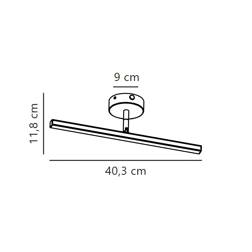 Nordlux - LED Kúpeľňové osvetlenie zrkadla IP LED/6,2W/230V IP44 40 cm biela