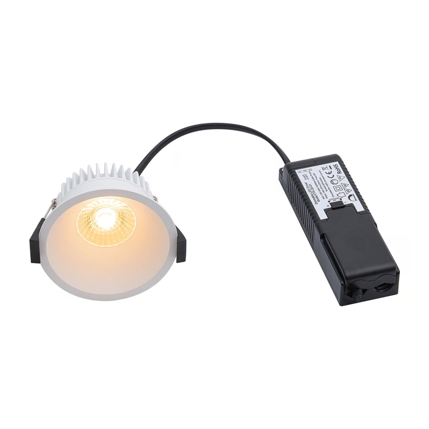 Nordlux - LED Stmievateľné kúpeľňové podhľadové svietidlo ALBRIC LED/8W/230V IP44 biela