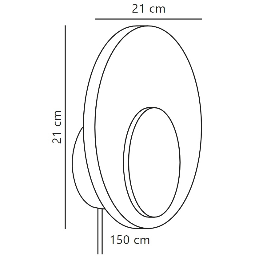 Nordlux - LED Stmievateľné nástenné svietidlo MARSI LED/7W/230V zelená