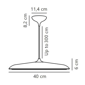 Nordlux - LED Stmievateľný luster na lanku ARTIST LED/24W/230V pr. 40 cm medená