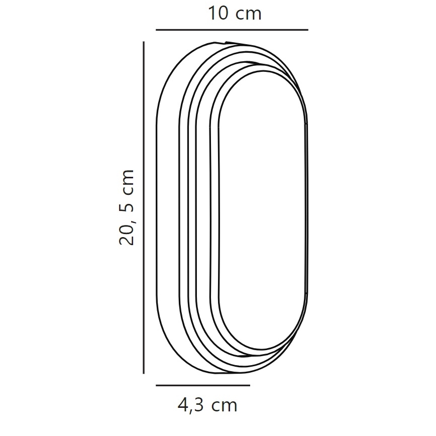 Nordlux - LED Vonkajšie nástenné svietidlo CUBA LED/6,5W/230V IP54 čierna