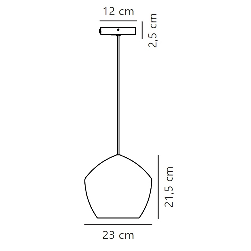 Nordlux - Luster na lanku ORBIFORM 1xE27/40W/230V čierna/šedá