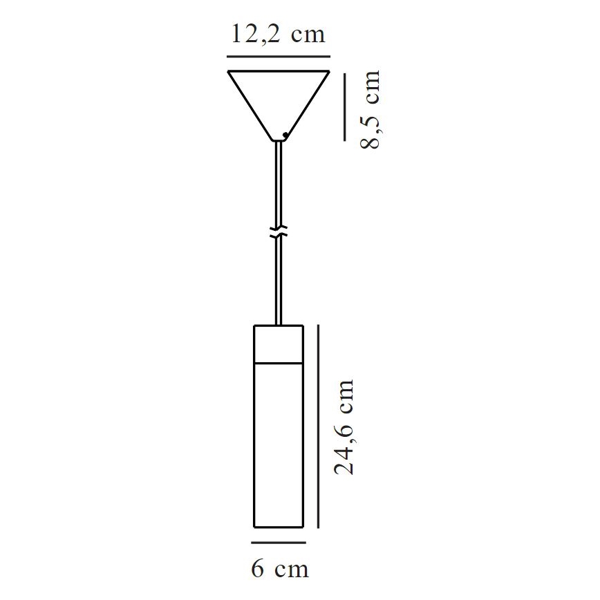 Nordlux - Luster na lanku TILO 1xGU10/15W/230V čierna