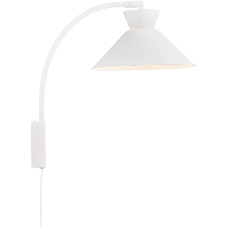 Nordlux - Nástenná lampa DIAL 1xE27/40W/230V biela