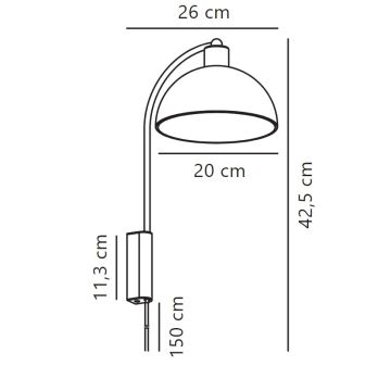 Nordlux - Nástenná lampa ELLEN 1xE14/40W/230V biela