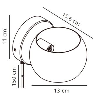 Nordlux - Nástenné bodové svietidlo BELIR 1xG9/5W/230V biela