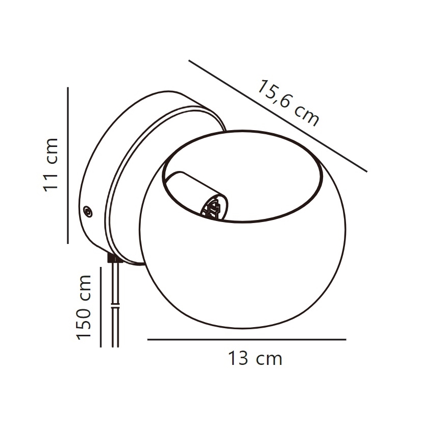 Nordlux - Nástenné bodové svietidlo BELIR 1xG9/5W/230V biela