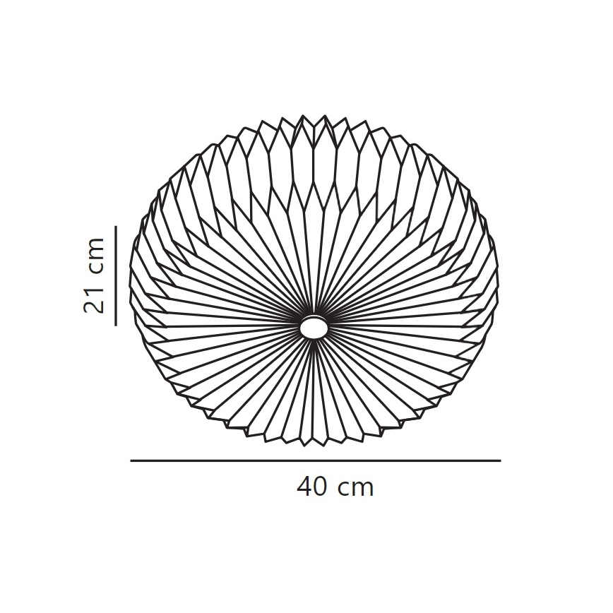 Nordlux - Nástenné svietidlo BELLOY 2xE27/25W/230V pr. 40 cm