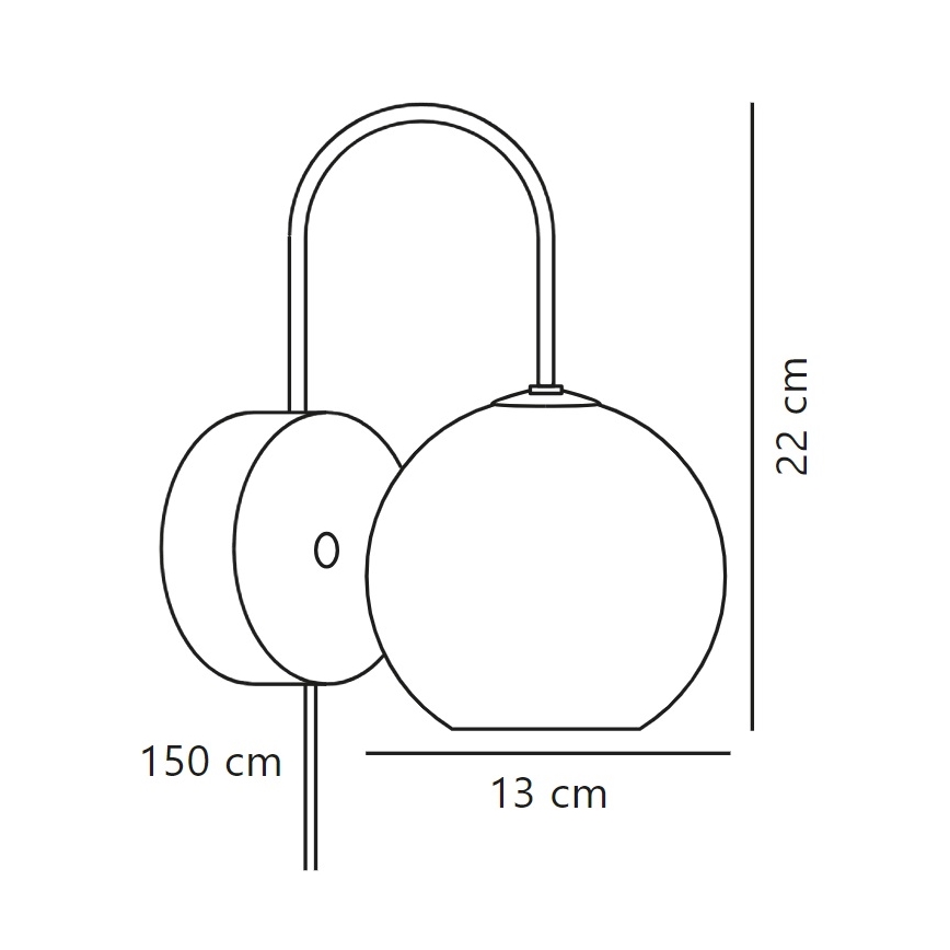 Nordlux - Nástenné svietidlo FRANCA 1xE14/40W/230V