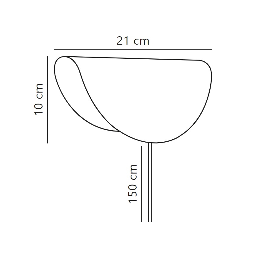 Nordlux - Nástenné svietidlo MODEL 1xE14/25W/230V čierna