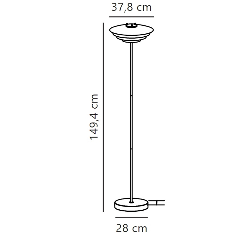 Nordlux - Stojacia lampa BRETAGNE 1xG9/25W/230V biela