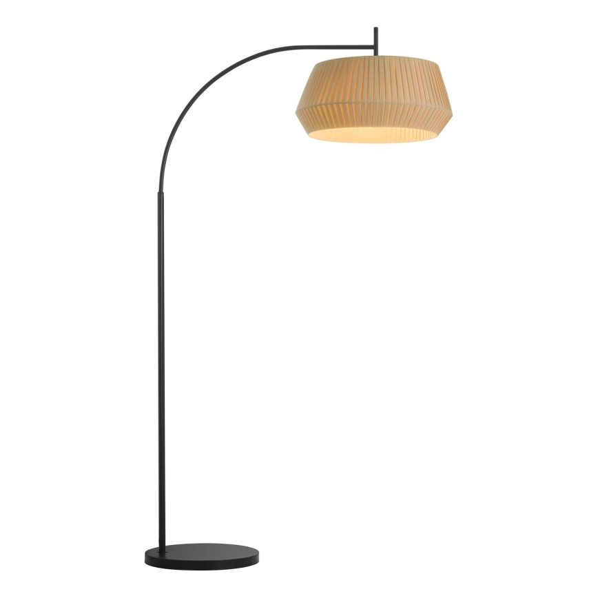 Nordlux - Stojacia lampa DICTE 1xE27/60W/230V čierna/béžová