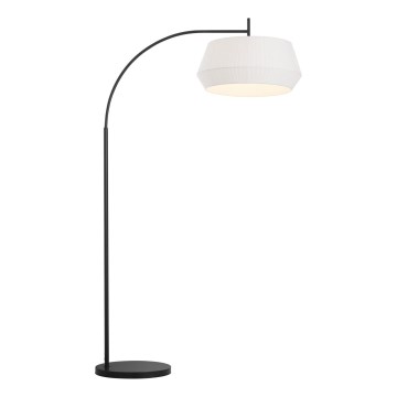 Nordlux - Stojacia lampa DICTE 1xE27/60W/230V čierna/biela