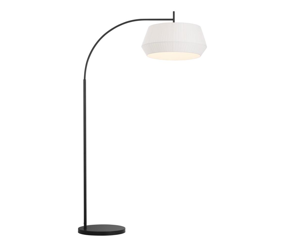 Nordlux Nordlux - Stojacia lampa DICTE 1xE27/60W/230V čierna/biela 