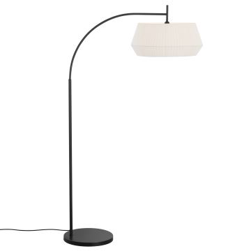 Nordlux - Stojacia lampa DICTE 1xE27/60W/230V čierna/biela