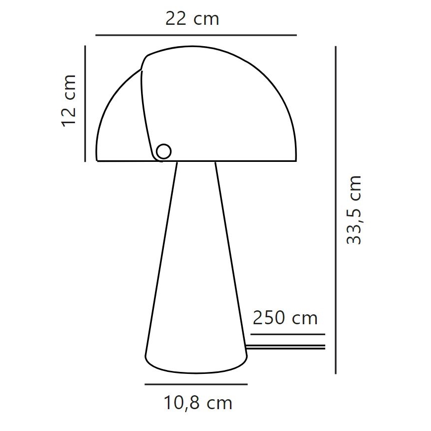 Nordlux - Stolná lampa ALIGN 1xE27/25W/230V béžová