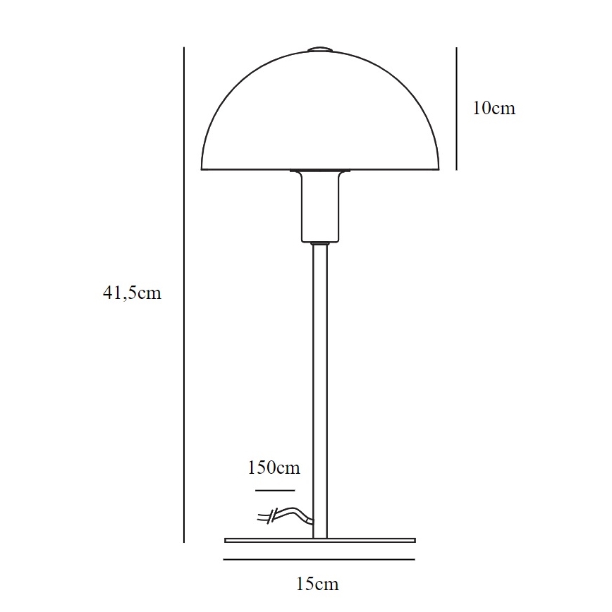 Nordlux - Stolná lampa ELLEN 1xE14/40W/230V zlatá/biela