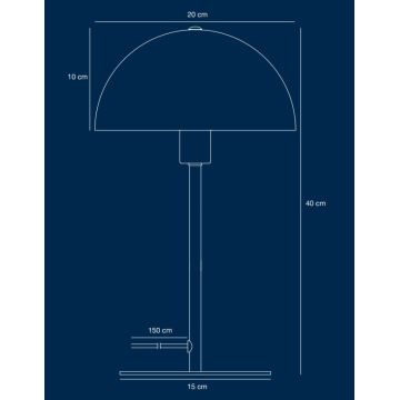 Nordlux - Stolná lampa ELLEN 1xE14/40W/230V zlatá/čierna