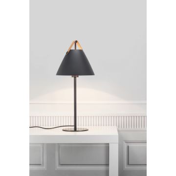 Nordlux - Stolná lampa STRAP 1xE27/40W/230V čierna