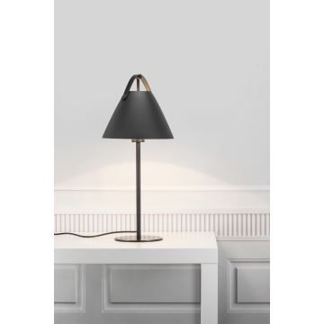 Nordlux - Stolná lampa STRAP 1xE27/40W/230V čierna