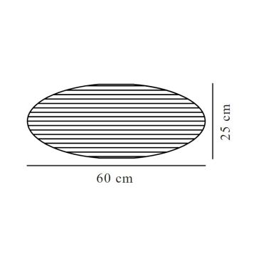 Nordlux - Tienidlo VILLO E27 pr. 60 cm béžová