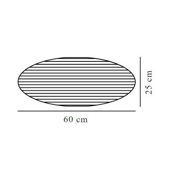 Nordlux - Tienidlo VILLO E27 pr. 60 cm biela