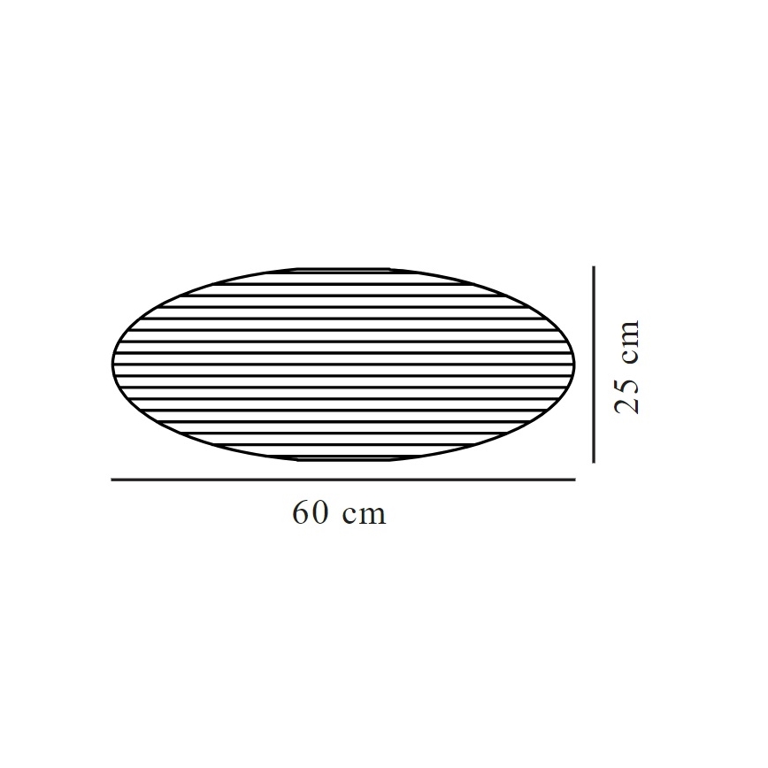 Nordlux - Tienidlo VILLO E27 pr. 60 cm biela