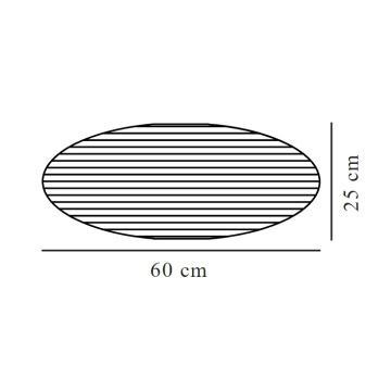 Nordlux - Tienidlo VILLO E27 pr. 60 cm šedá