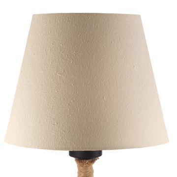 ONLI - Stolná lampa CORDA 1xE27/22W/230V 32 cm béžová