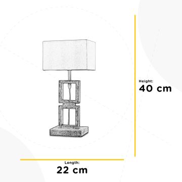 ONLI - Stolná lampa KISAR 1xE27/22W/230V