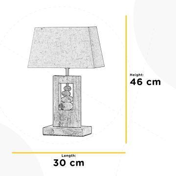 ONLI - Stolná lampa MIRIEL 1xE27/22W/230V