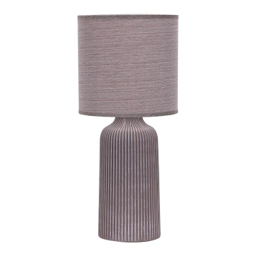 ONLI - Stolná lampa SHELLY 1xE27/22W/230V hnedá 45 cm