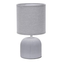 ONLI - Stolná lampa SHELLY 1xE27/22W/230V šedá 28 cm