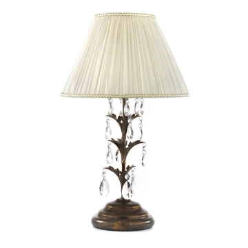 ONLI - Stolná lampa TERESA 1xE27/22W/230V bronzová 58 cm