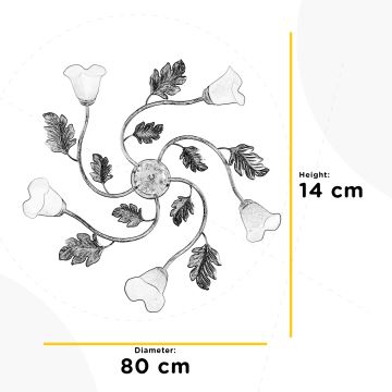 ONLI - Stropné svietidlo MARILENA 5xE14/6W/230V