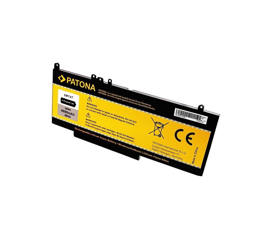 Obrázok PATONA pro Dell Latitude E5250/E5450/E5550 6000mAh Li-lon 7,6V (PT2832)