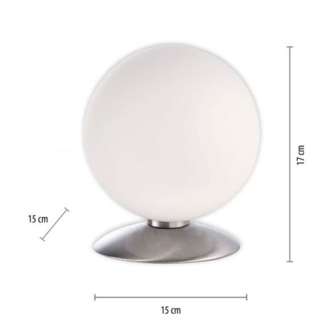 Paul Neuhaus 4013-55 - LED Stmievateľná dotyková stolná lampa BUBBA 1xG9/3W/230V matný chróm