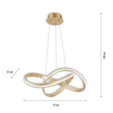 Paul Neuhaus 8291-12 - LED Stmievateľný luster na lanku MELINDA LED/30W/230V