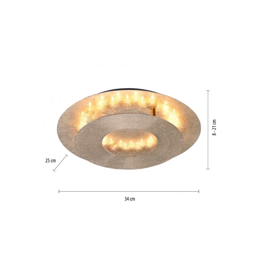 Paul Neuhaus 9011-12 - LED Stropné svietidlo NEVIS LED/6W/230V zlatá