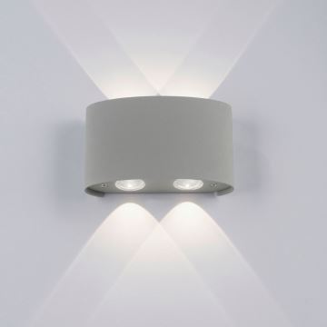 Paul Neuhaus 9487-21 - LED Vonkajšie nástenné svietidlo CARLO 4xLED/0,8W/230V IP54