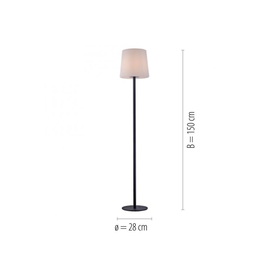 Paul Neuhaus 9501-13 - Vonkajšia stojacia lampa FALTER 1xE27/25W/230V IP65