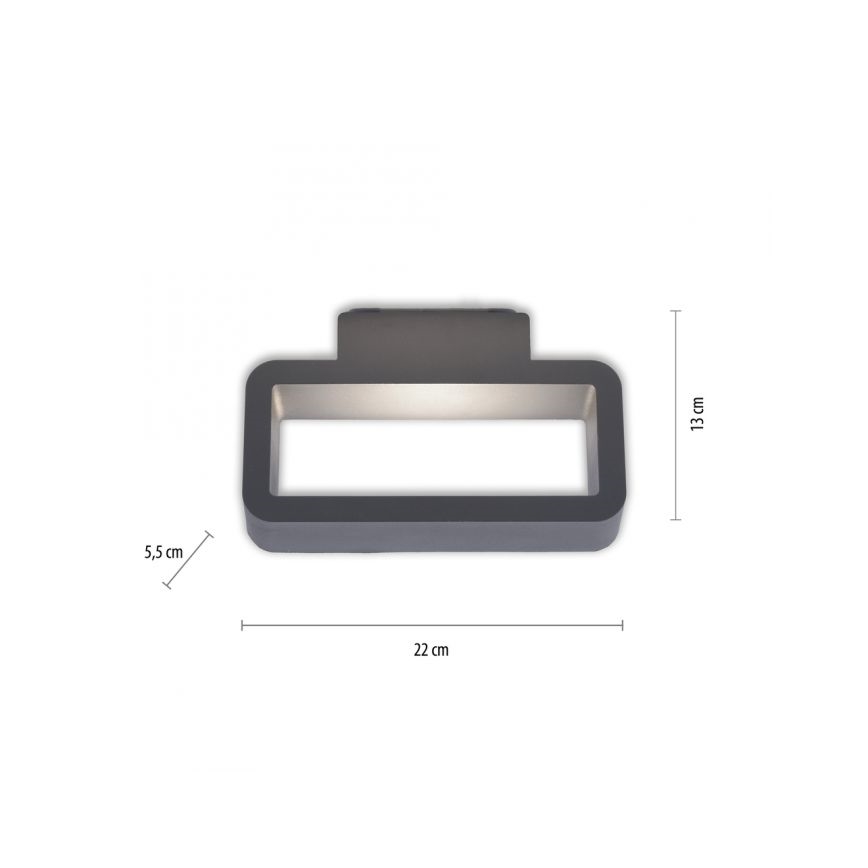 Paul Neuhaus 9668-13 - LED Vonkajšie nástenné svietidlo HENDRIK LED/5,2W/230V IP54