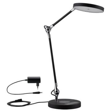 Paulmann 78010 - LED/11W Stmievateľná dotyková stolná lampa NUMIS 230V 2700/4000/6500K čierna