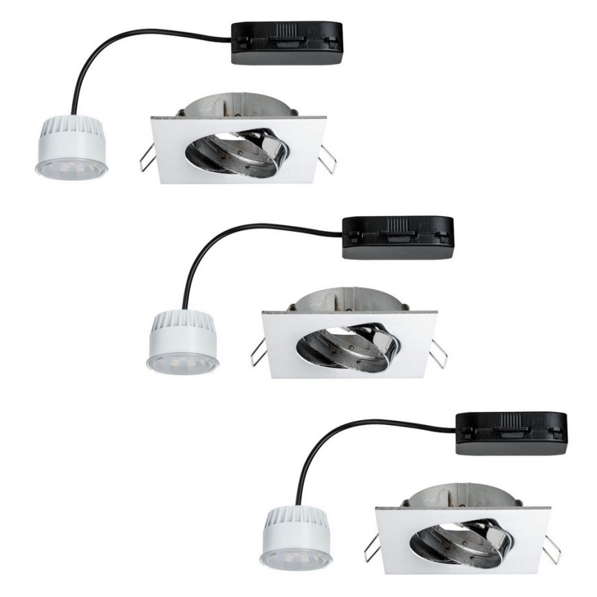 Paulmann 92774 - SADA 3x LED/6,8W Kúpeľňové podhľadové svietidlo PREMIUM LINE 230V