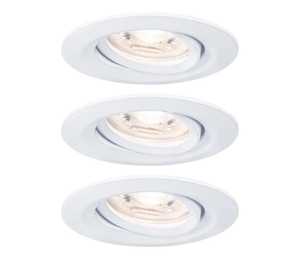 Paulmann Paulmann 92971 - SADA 3x LED/4,2W IP23 Kúpeľňové podhľadové svietidlo NOVA 230V