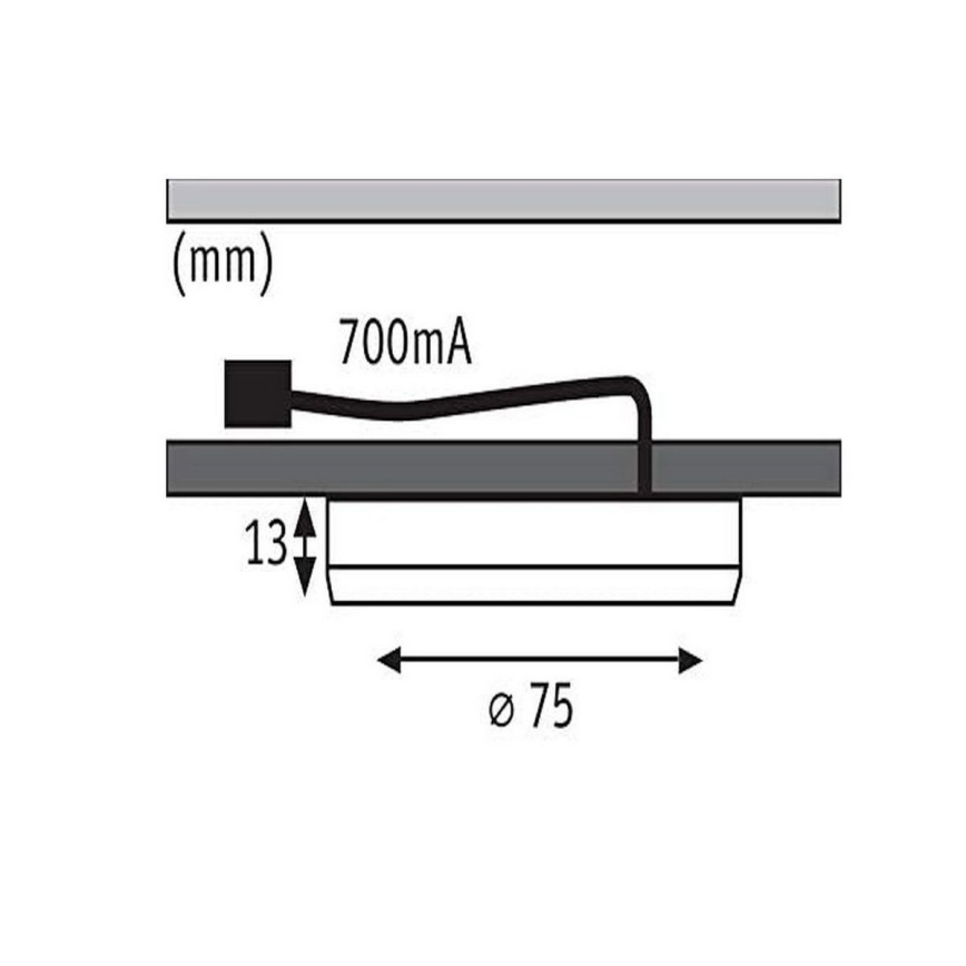 Paulmann 93564 - SADA 3x LED/4,5W Osvetlenie nábytku FURNITURE 230V